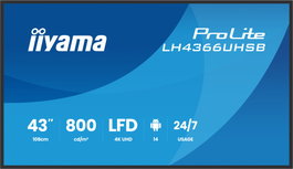 Iiyama LH4366UHSB-B1AG 43'' 4K Ultra HD Android Monitor Profesional Negro