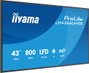 Iiyama LH4366UHSB-B1AG 43'' 4K Ultra HD Android Monitor Profesional Negro