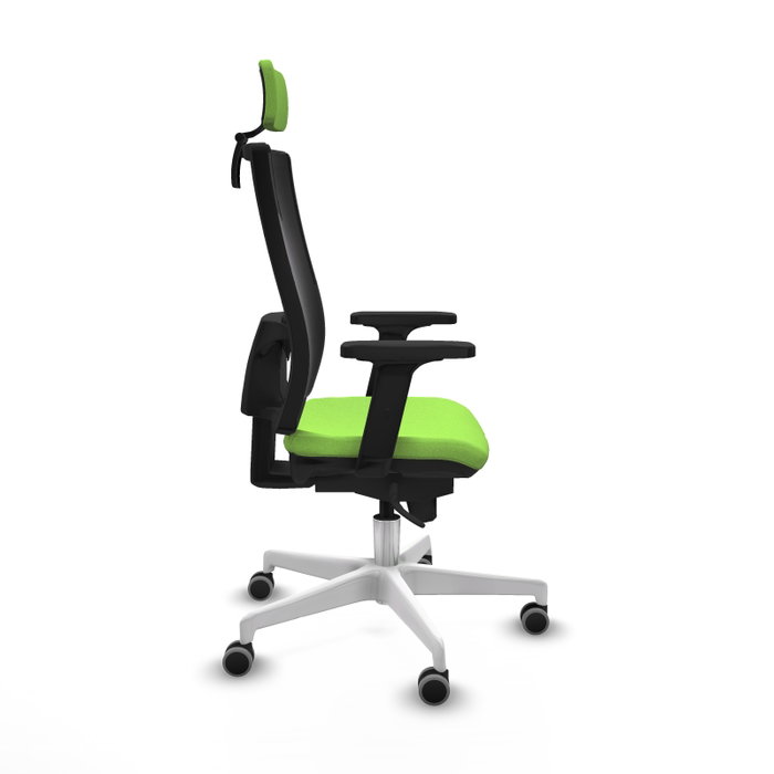PIQUERAS Y CRESPO Silla de oficina Horna con mecanismo Sincro, Pistacho y Negro PIQUERAS Y CRESPO Silla de oficina Horna con mecanismo Sincro, Pistacho y Negro