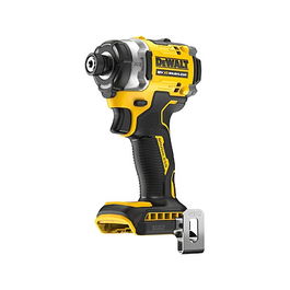 DeWALT DCF860NT-XJ Destornillador de Impacto 1/4" 18V Sin Escobillas, 4400Nm de Torque, Mango de Pistola, 3800 RPM, Negro y Amarillo