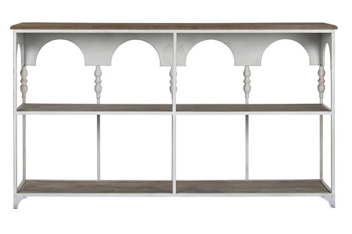 DKD Home Decor Estanteria Neoclasico Blanco Natural Metal 159 x 36.5 x 91 cm 2 Estantes DKD Home Decor Estanteria Neoclasico Blanco Natural Metal 159 x 36.5 x 91 cm 2 Estantes