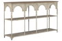 DKD Home Decor Estanteria Neoclasico Blanco Natural Metal 159 x 36.5 x 91 cm 2 Estantes
