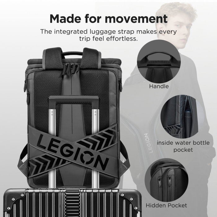 Lenovo Legion GB900 Armored Gaming Backpack 16 pulgadas Negro