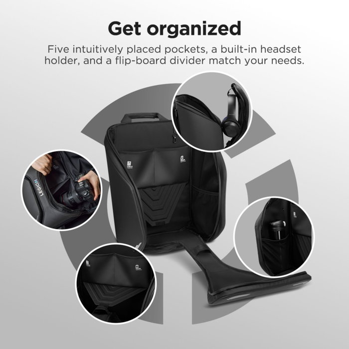 Lenovo Legion GB900 Armored Gaming Backpack 16 pulgadas Negro