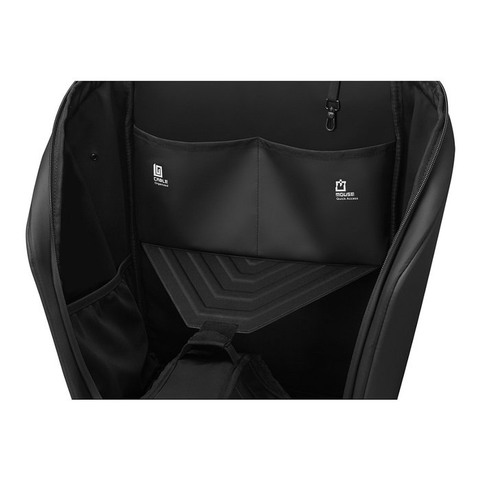 Lenovo Legion GB900 Mochila Gaming Armored para Portátil de 16 Pulgadas (40,64 cm), 10 Compartimentos, Resistente al Agua y Golpes, 20 L, Negro