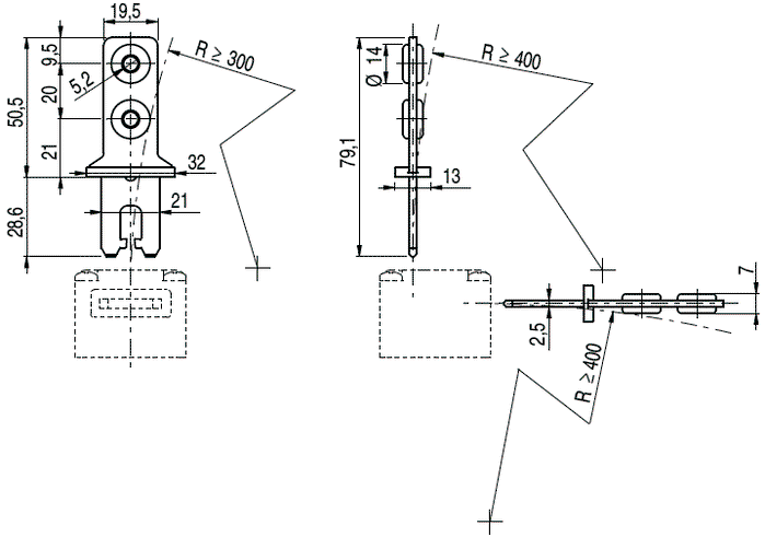 PIZZATO ELETTRICA Llave plana FG