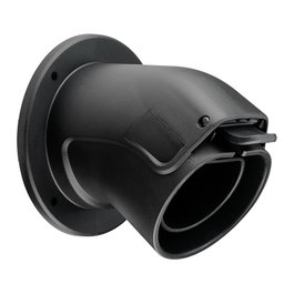 Goobay Soporte angular para cable de carga de coche eléctrico Tipo 2, negro