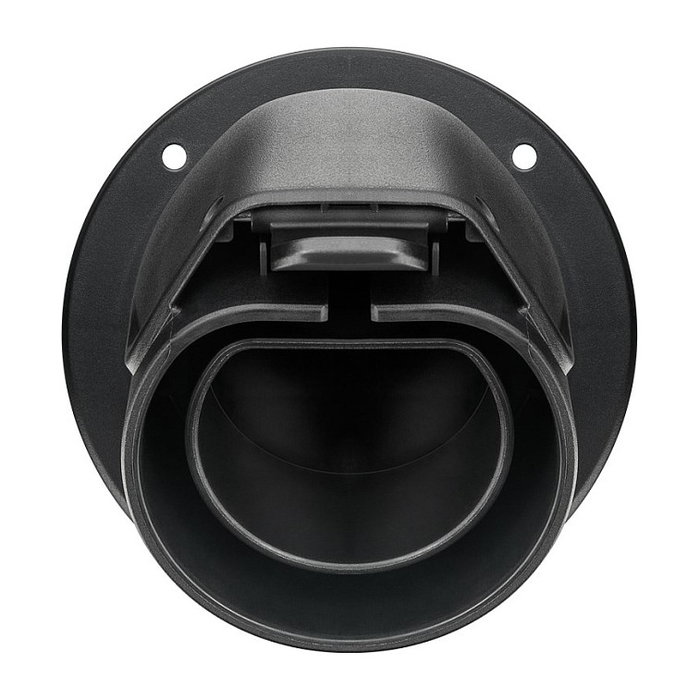 Goobay Soporte angular para cable de carga de coche eléctrico Tipo 2, negro