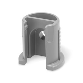 ITALIANA FERRAMENTA Soporte Unión Estantes Click para Madera 18-19mm Espesor, Cazoleta Plástico, Zamak, Diseño Innovador Elegante