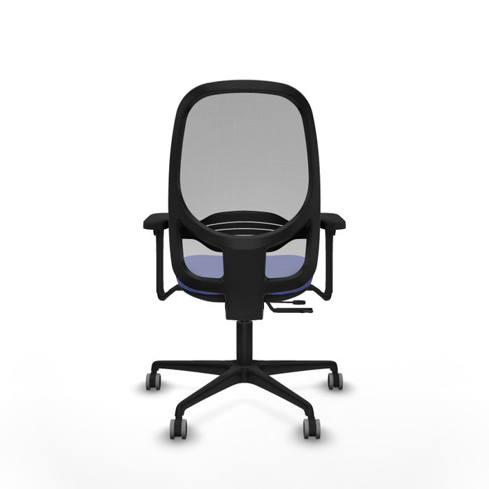 PIQUERAS Y CRESPO Silla de Oficina Cilanco con Mecanismo Sincro/Traslack, Azul claro y Gris
