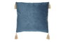 DKD Home Decor Cojín Árabe Azul Verde 45 x 45 x 10 cm (6 Unidades)