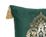 DKD Home Decor Cojín Árabe Azul Verde 45 x 45 x 10 cm (6 Unidades)