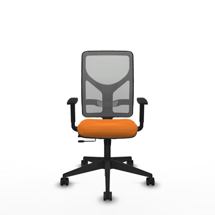 PIQUERAS Y CRESPO Silla de oficina Motilla Naranja y Gris PIQUERAS Y CRESPO Silla de oficina Motilla Naranja y Gris