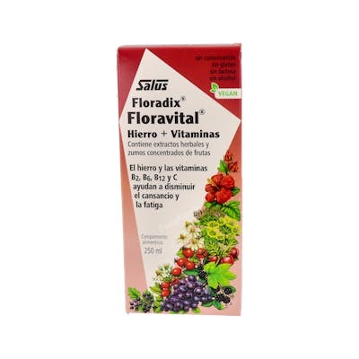 SALUS Floravital Hierro y Vitaminas 250 ml