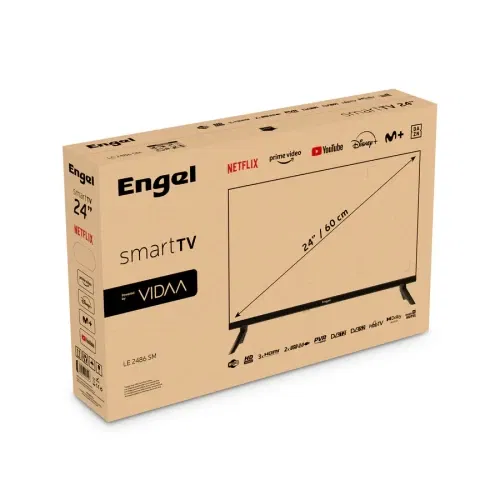 Engel Axil LE2486SM TV LED 24" HD Smart TV Netflix/Amazon TDT2/C/S Hospitality Engel Axil LE2486SM TV LED 24" HD Smart TV Netflix/Amazon TDT2/C/S Hospitality