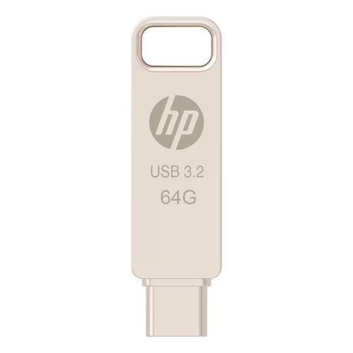HP Memoria USB x206C-A 64 GB Dual USB Type-A y USB Type-C Plata