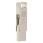 HP Memoria USB x206C-A 64 GB Dual USB Type-A y USB Type-C Plata