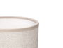 Giftdecor Lámpara Sobremesa Cilíndrica Rayas Beige 13 x 20 x 13 cm (Set de 12)