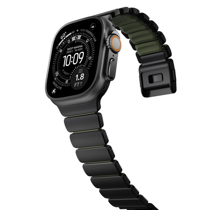 Nomad Stratos Band Titanium Black 49mm Forest
