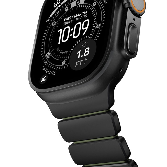 Nomad Stratos Band Titanium Black 49mm Forest