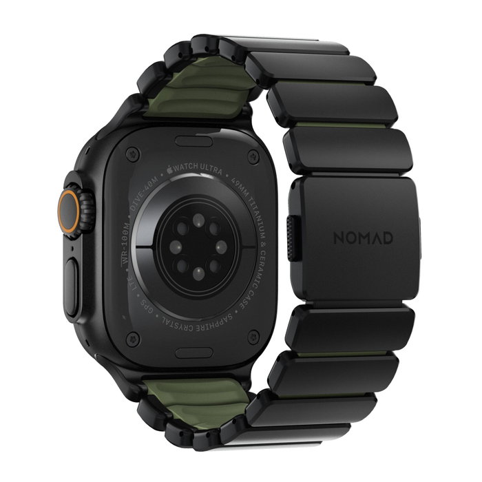 Nomad Stratos Band Titanium Black 49mm Forest