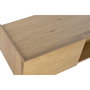 DKD Home Decor Mesa de Centro MDF Roble Natural con 2 Cajones