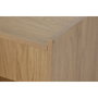 DKD Home Decor Mesa de Centro MDF Roble Natural con 2 Cajones