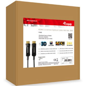Equip Cable HDMI 2.0 Óptico Activo 50m 4K/60Hz HDR Equip Cable HDMI 2.0 Óptico Activo 50m 4K/60Hz HDR