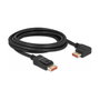 DeLOCK Cable DisplayPort 8K 60Hz 3m Recto a Angular 90° Derecha