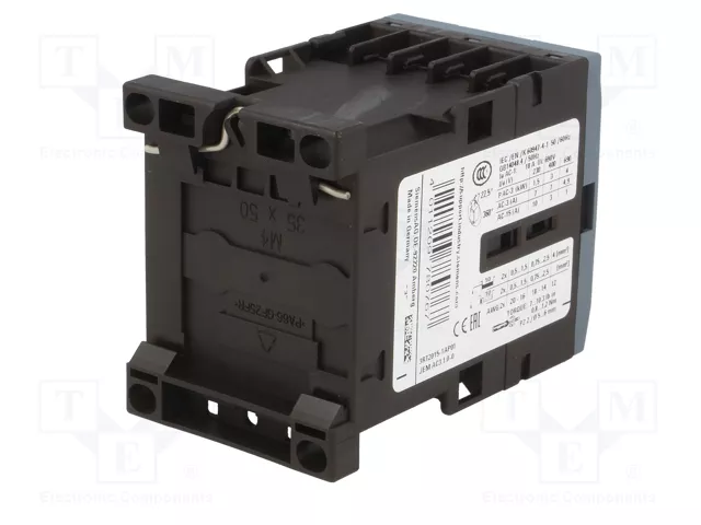 Siemens 3RT2015-1AP01 Contactor Eléctrico AC-3 3kW/400V 230VAC 3p S00