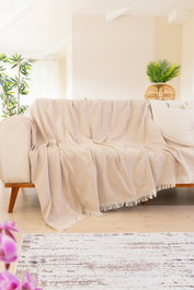 L'essentiel linge de maison Manta Cozy Beige 170x200cm 80% Algodón 20% Poliéster
