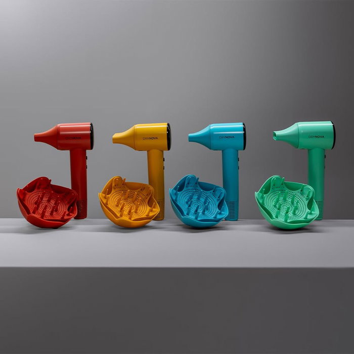 Cecotec Secador de Pelo DryNova 1600W Ionizador Azul Pantalla Digital Silencioso Unisex