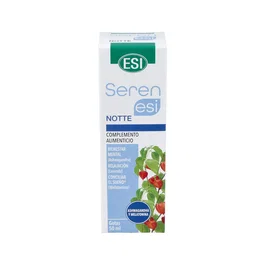 Trepatdiet-Esi Serenesi Notte Gotas 50ml - Complemento con Melatonina, Ashwagandha y Lavanda para Relajación y Descanso Nocturno, Sabor Limón
