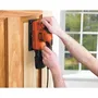 Black + Decker Lijadora Orbital KA320EKA 240W con Velocidad Variable y Fijación de Papel