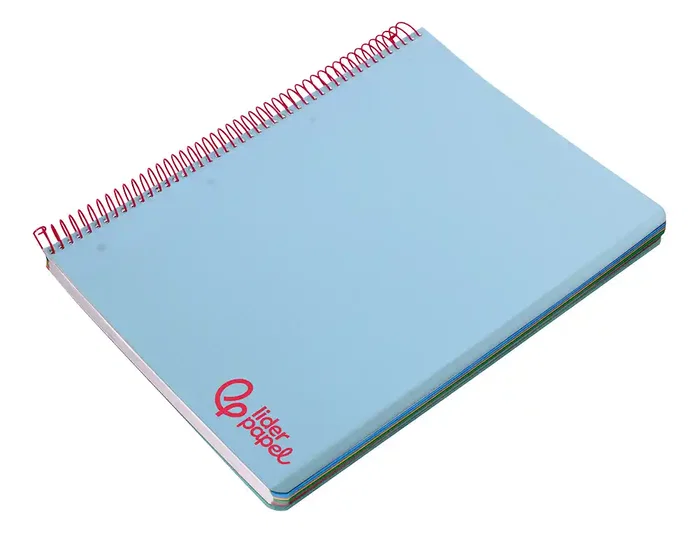 Liderpapel Cuaderno Espiral A4 Micro Wonder 120 Hojas 90g Cuadro 5mm Celeste