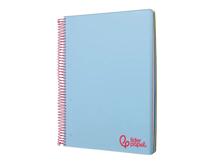 Liderpapel Cuaderno Espiral A4 Micro Wonder 120 Hojas 90g Cuadro 5mm Celeste