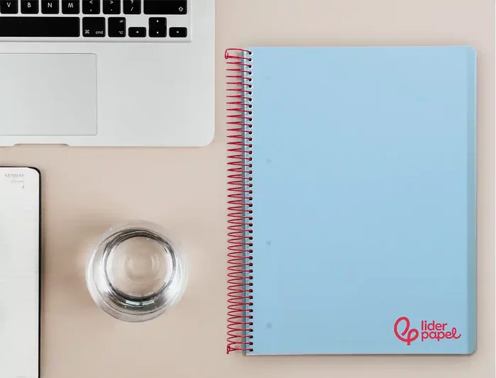 Liderpapel Cuaderno Espiral A4 Micro Wonder 120 Hojas 90g Cuadro 5mm Celeste