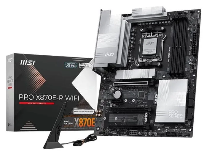 MSI PRO X870E-P WIFI Placa base AMD X870E Zócalo AM5 ATX Negra