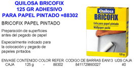 QUILOSA BRICOFIX Adhesivo para papel pintado 125 g
