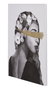 DKD Home Decor Cuadro Lienzo Pino 70x3,7x100 Chica Dorado (Pack de 2)