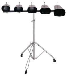 Juego de 5 Cencerros Jinbao Metal con Soporte