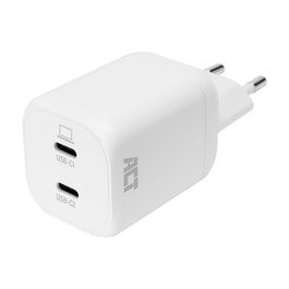 ACT Cargador USB-C 100W de 2 puertos con Power Delivery 3.2, PPS, AVS, QuickCharge y GaNFast