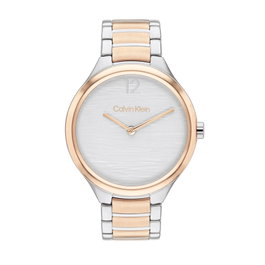 Calvin Klein 25100049 Reloj para Mujer Rosa y Gris