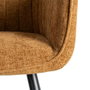 Silla Marrón Tejido-Metal Contract 55 X 58,50 X 84 cm (Set de 2)