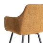 Silla Marrón Tejido-Metal Contract 55 X 58,50 X 84 cm (Set de 2)