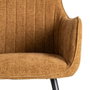 Silla Marrón Tejido-Metal Contract 55 X 58,50 X 84 cm (Set de 2)