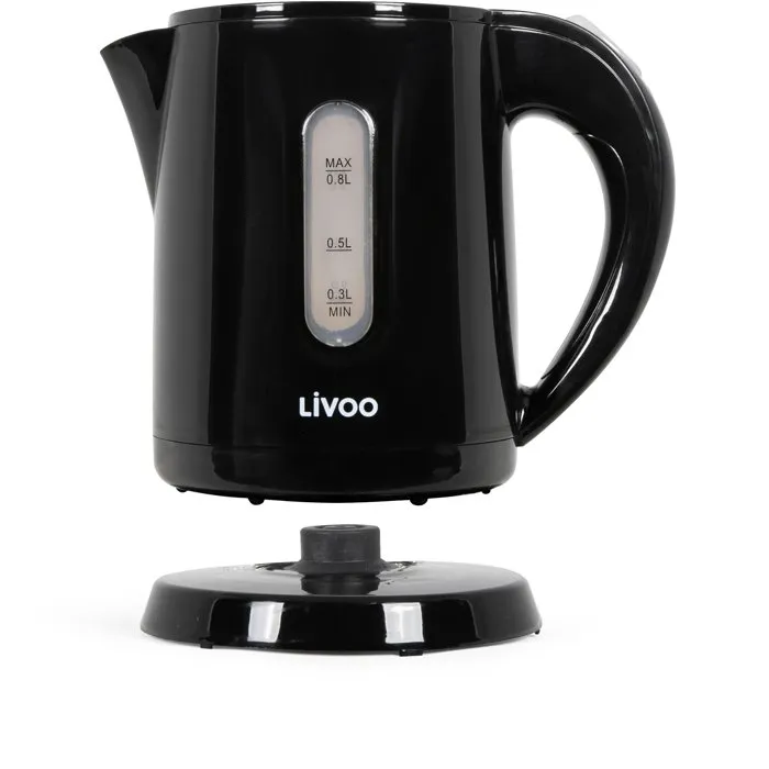 Livoo Tostadora DOD162N, Negro, Termostato Ajustable 7 Posiciones, Función Parada Manual, Descongelación y Recalentamiento, Expulsión Automática