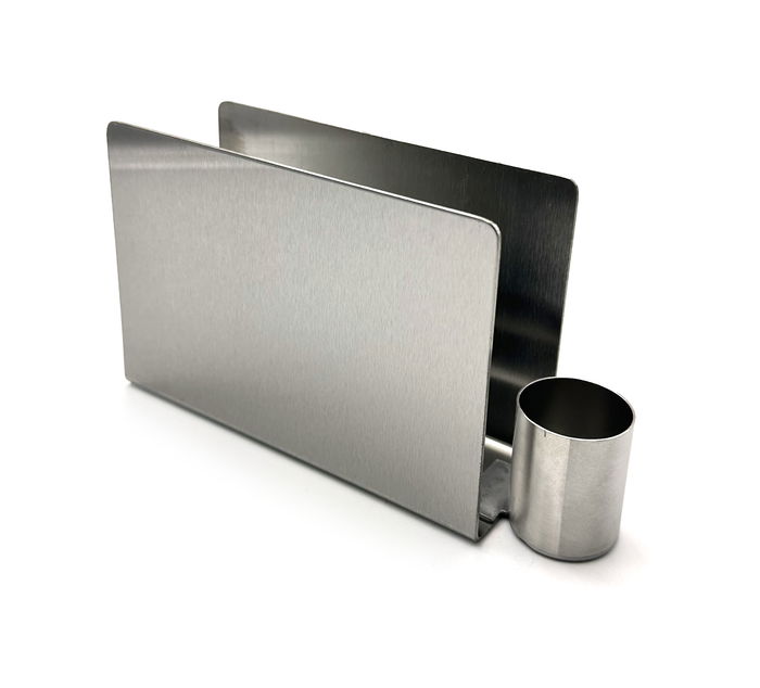 Inde Servilletero Acero con Palillero My Bar 16.1 cm x 4.5 cm x 8.9 cm (24 Unidades)