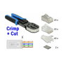 DeLOCK 86450 Kit de herramientas de crimpado y corte RJ45
