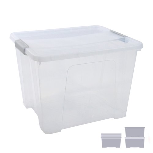 Archivo 2000 Caja de Almacenaje 32L con Tapa Transparente